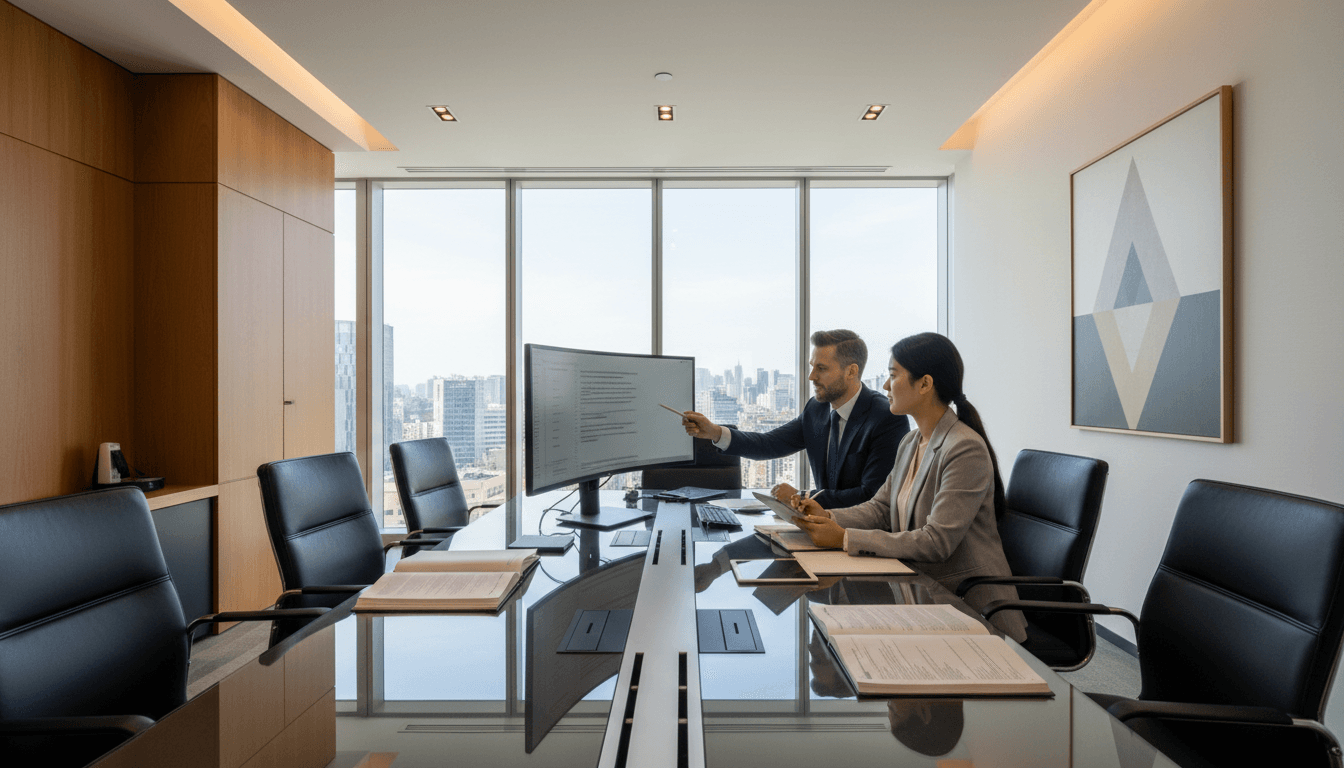 Civil rights legal work in professional office